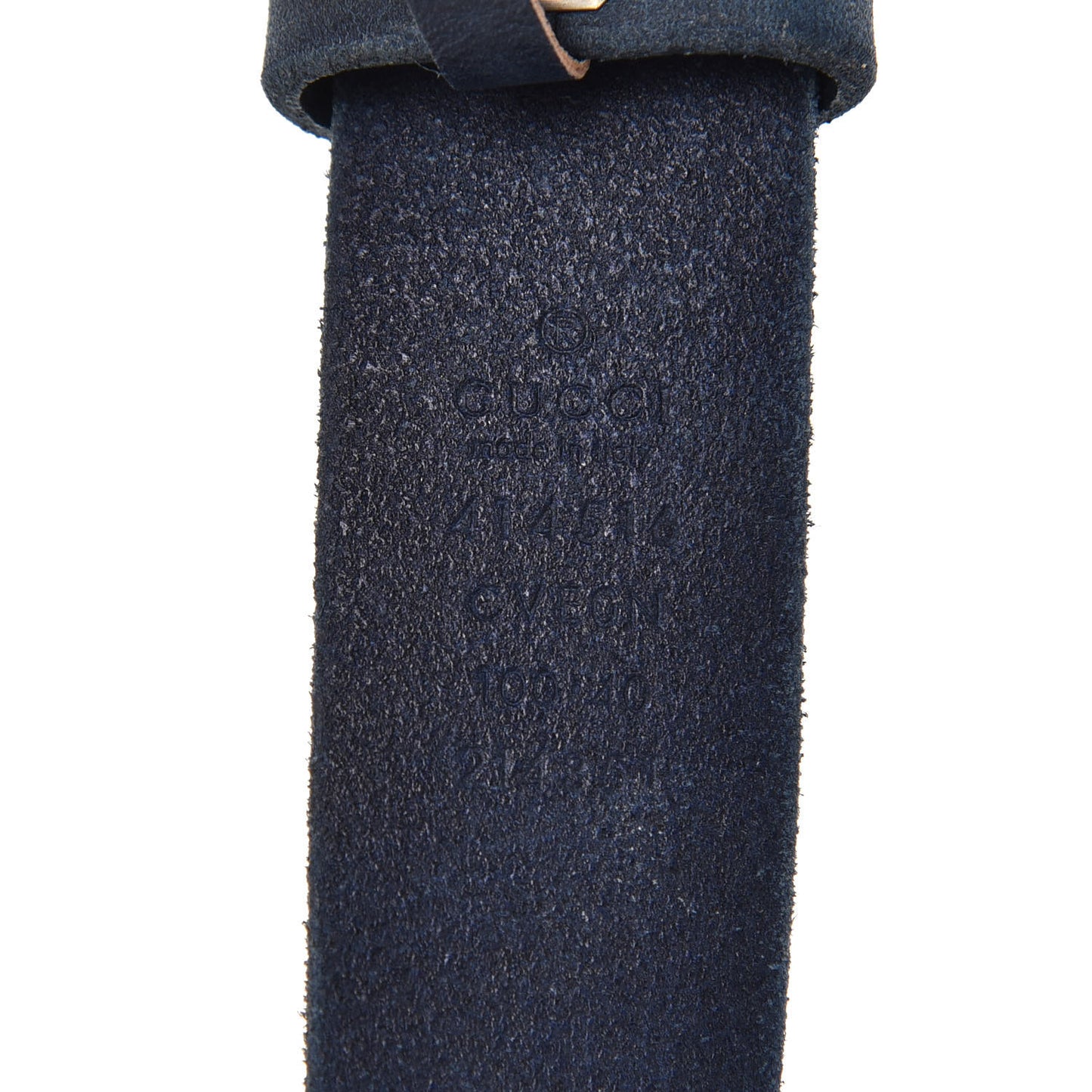 Cuoio Toscano Nickel Double G 30mm Belt 90 36 Blue
