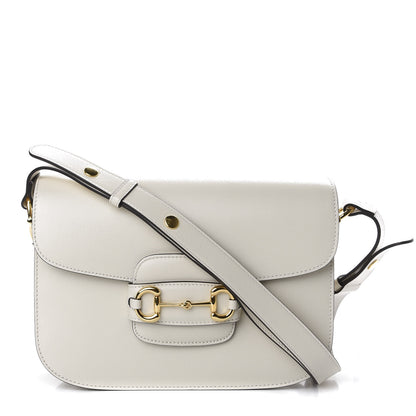 Gucci Azalea Calfskin Horsebit 1955 Shoulder Bag Mystic White 1 of 11