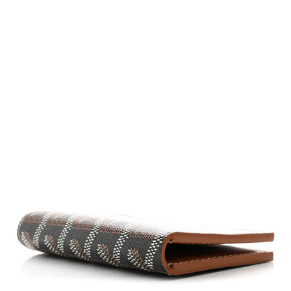 Goyard Goyardine Saint Pierre Card Holder Black Gold 4 of 7