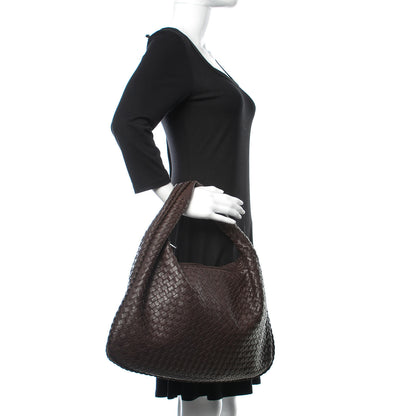Bottega Veneta Nappa Intrecciato Large Veneta Hobo Ebano 2 of 10