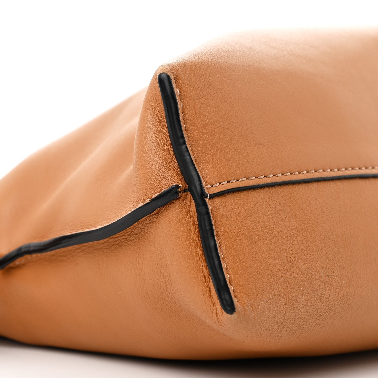 Loewe Calfskin Mini Flamenco Knot Clutch Warm Desert 9 of 12