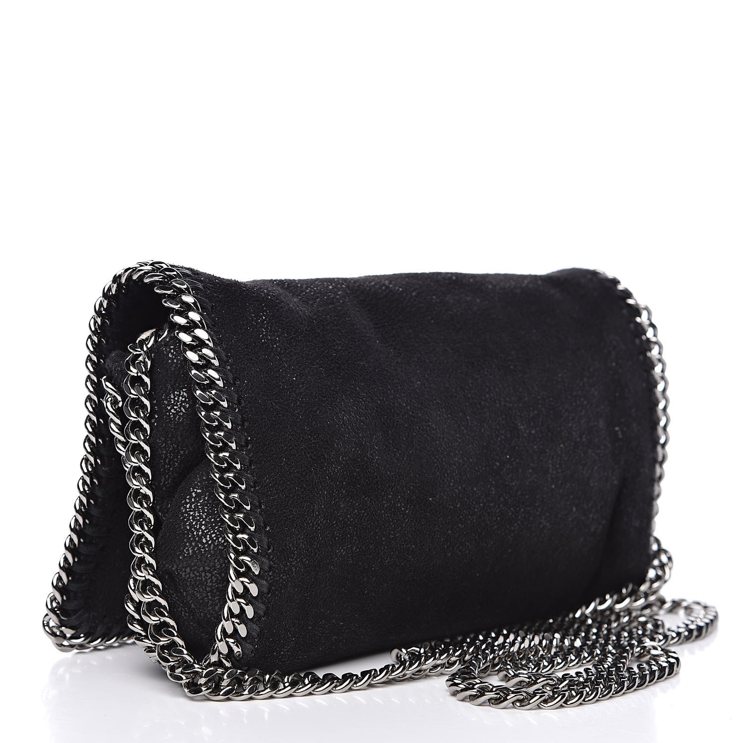 Stella McCartney Shaggy Deer Falabella Crossbody Bag Black 3 of 9