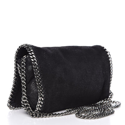 Stella McCartney Shaggy Deer Falabella Crossbody Bag Black 3 of 9