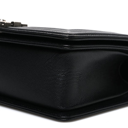 Chanel Caviar Quilted Medium Boy Flap Black 9 of 9