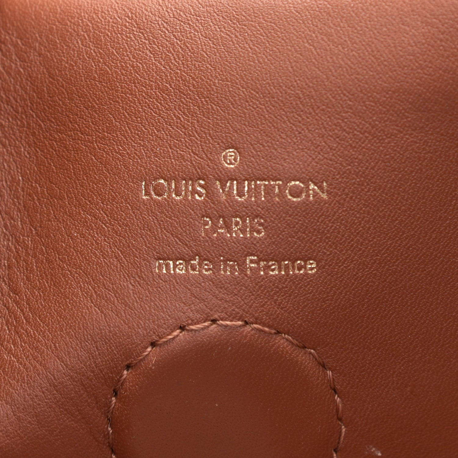 Louis Vuitton Monogram Tuileries Besace Caramel Rouge 9 of 12