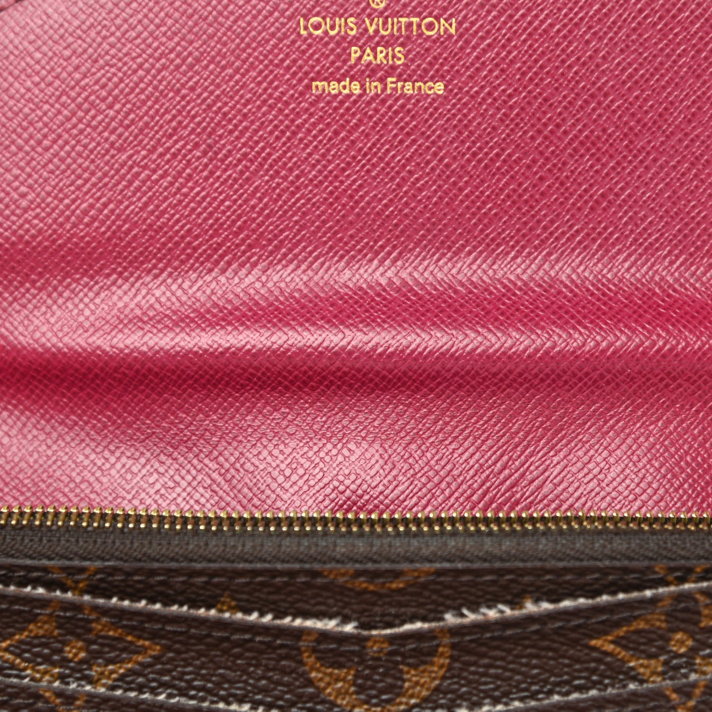 Monogram Josephine Wallet Fuchsia