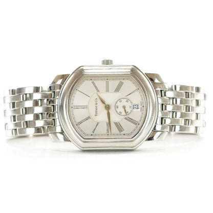 Tiffany Stainless Steel 32mm Mark Coupe Resonator Quartz Watch 1 of 6