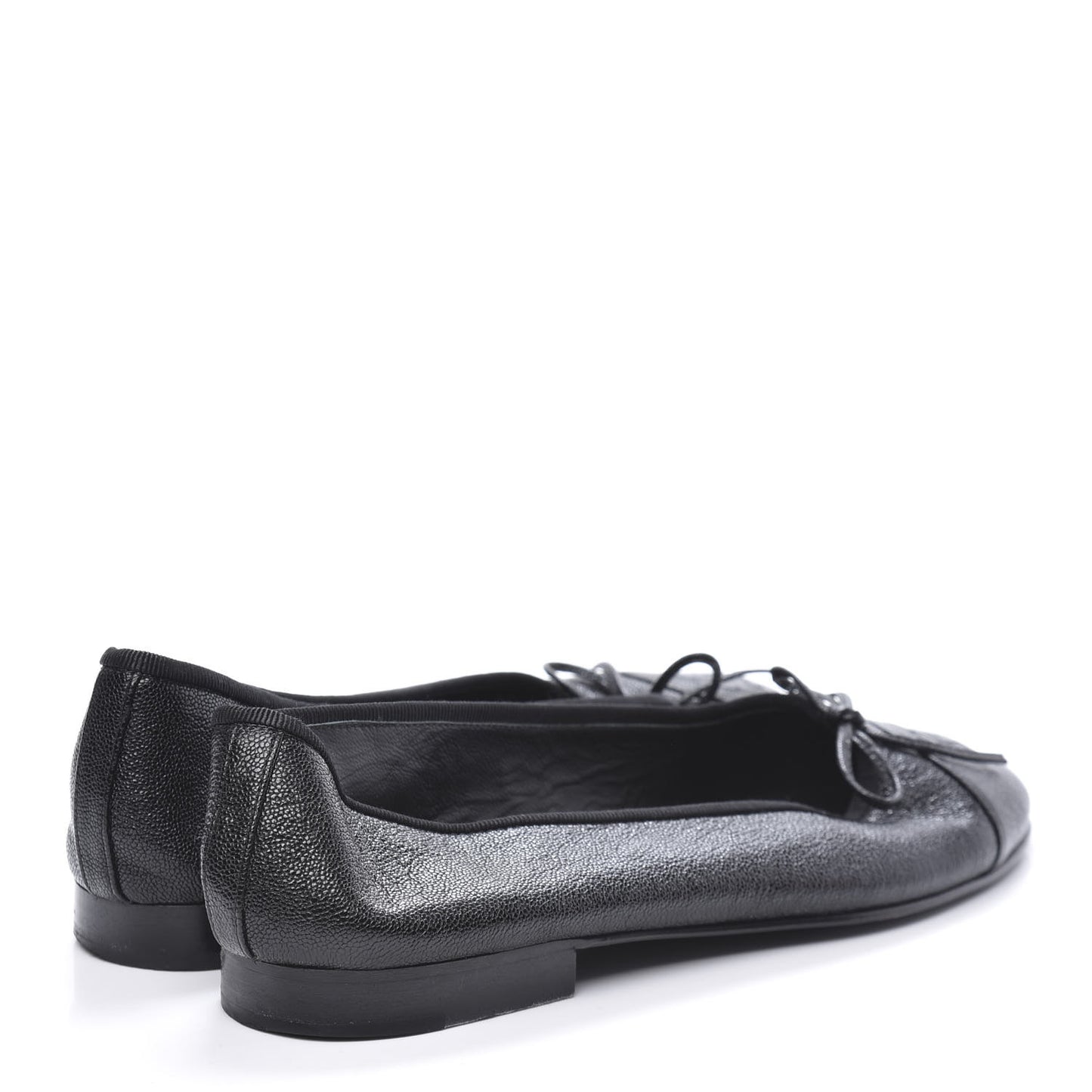 Caviar CC Cap Toe Ballerina Flats 36 Black