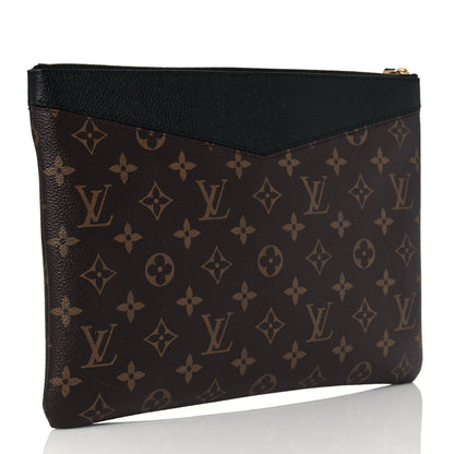 Louis Vuitton Monogram Daily Pouch Black 3 of 11