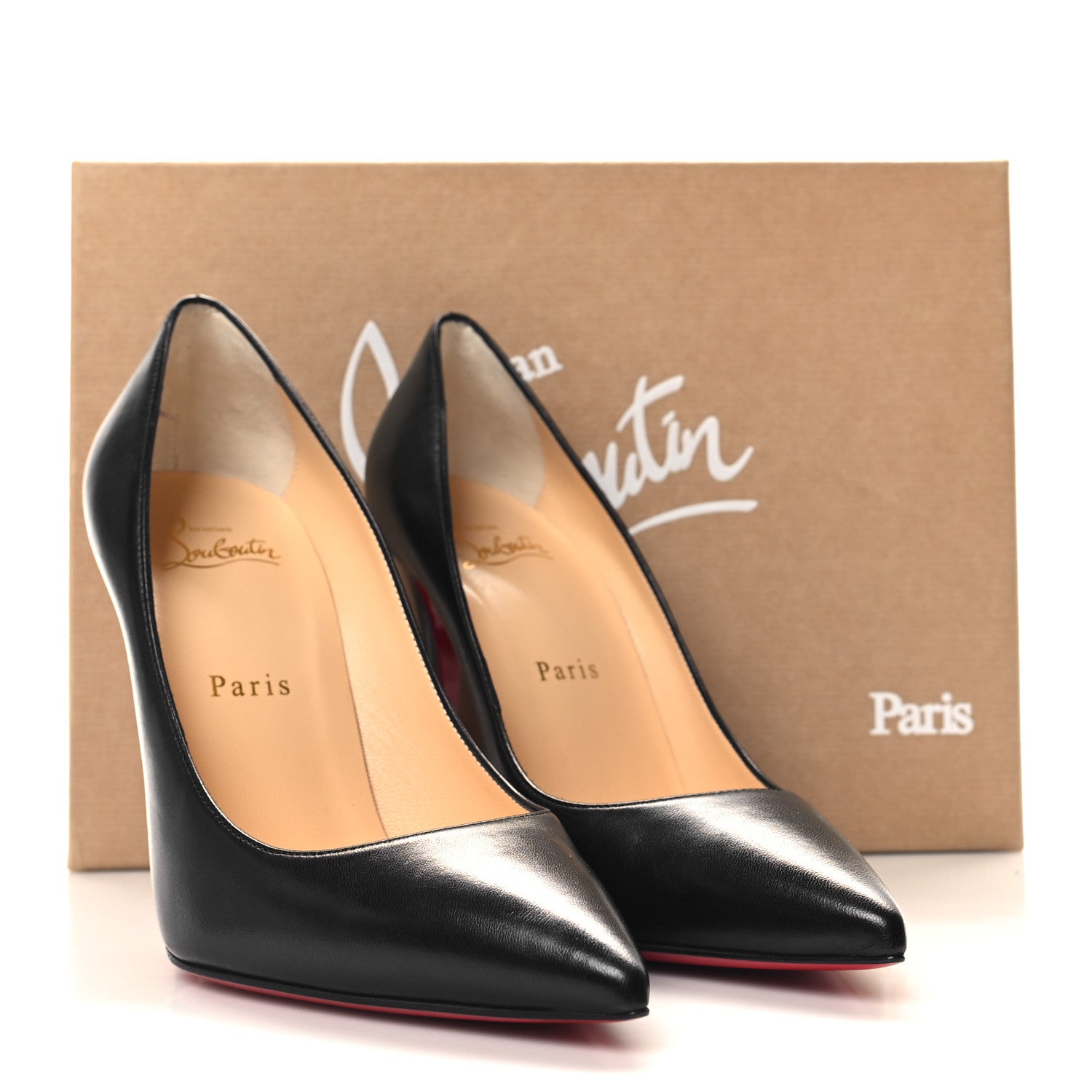Christian Louboutin Shiny Nappa Kate 100 Pumps 37.5 Black 8 of 8
