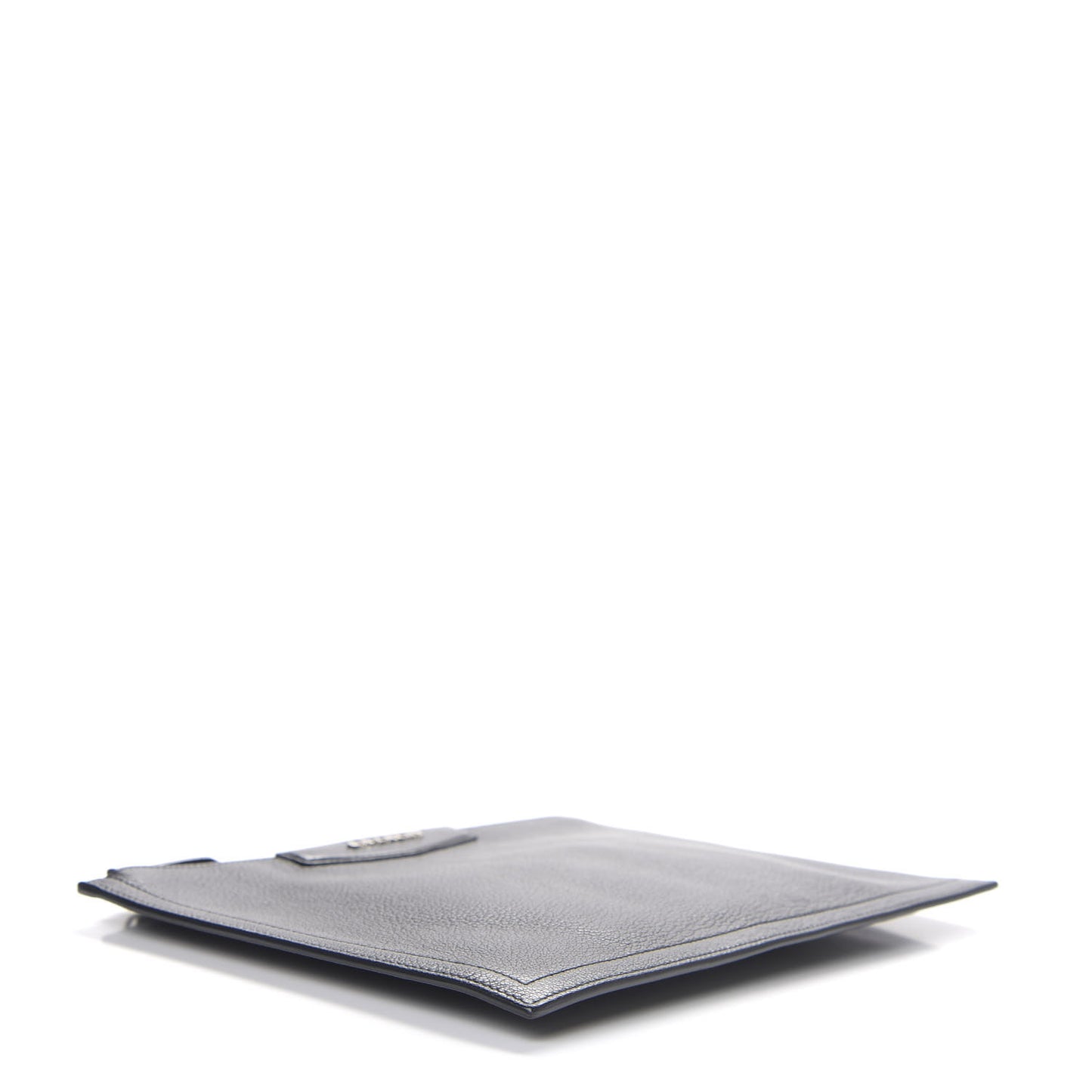 Sugar Goatskin Medium Antigona Pouch Black