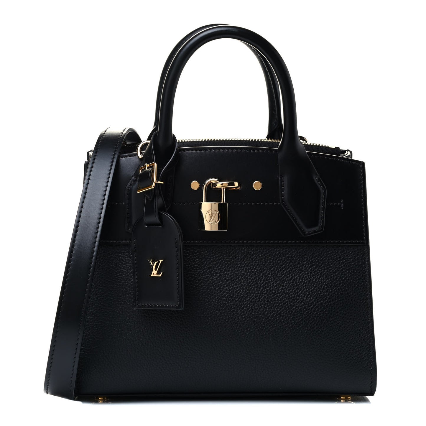 Calfskin City Steamer Mini Black