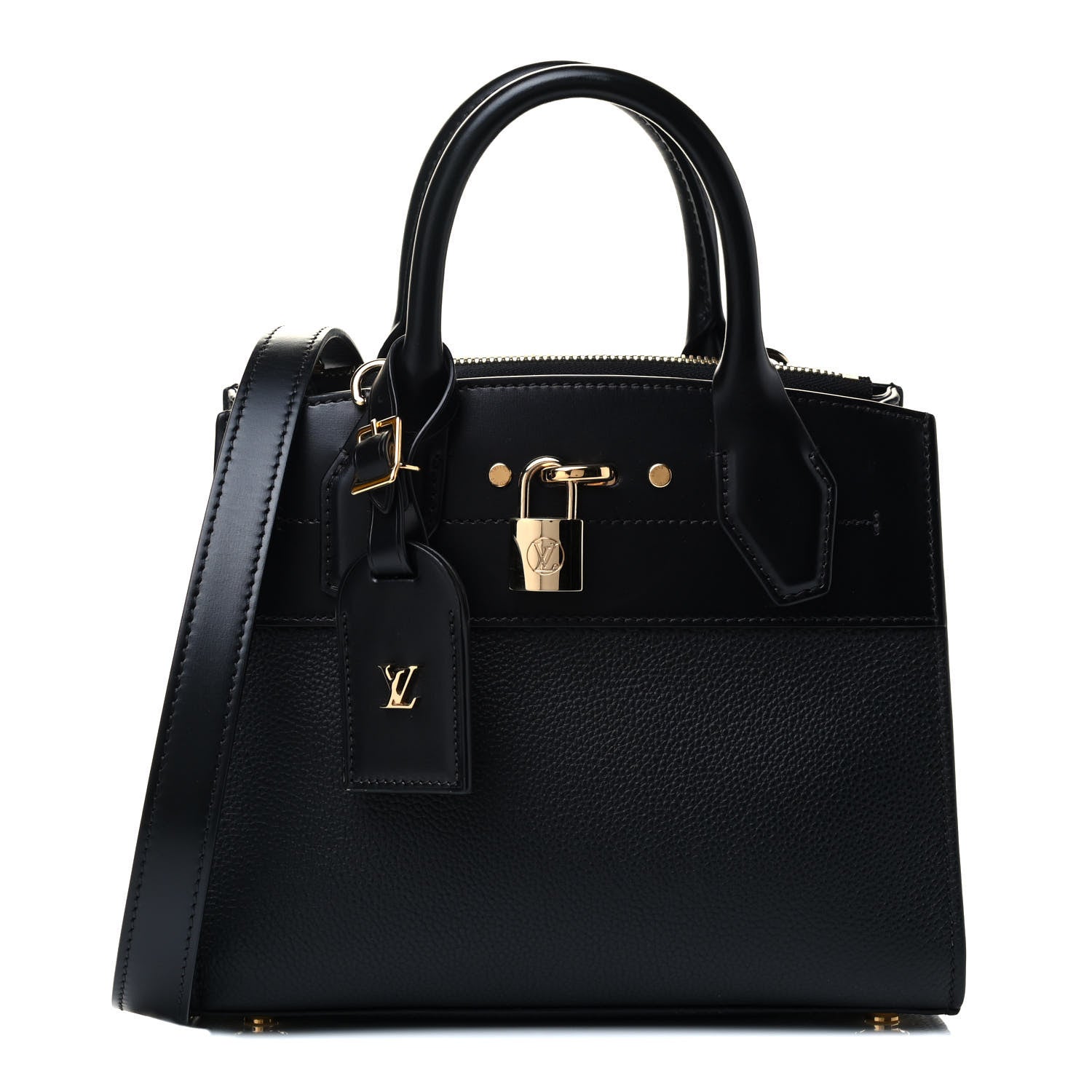 Louis Vuitton Calfskin City Steamer Mini Black 1 of 4