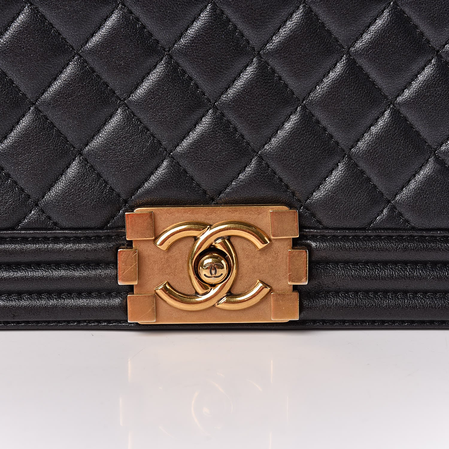 Chanel Lambskin Quilted New Medium Boy Flap Black 10 of 10