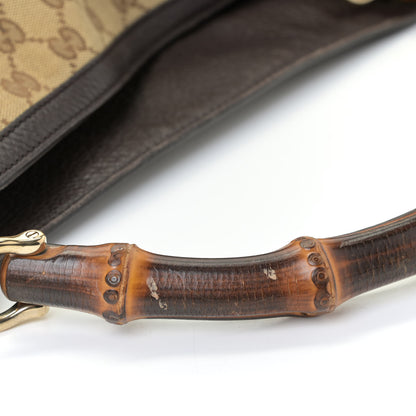 Gucci Monogram Medium Diana Bamboo Shoulder Bag Dark Brown 18 of 21