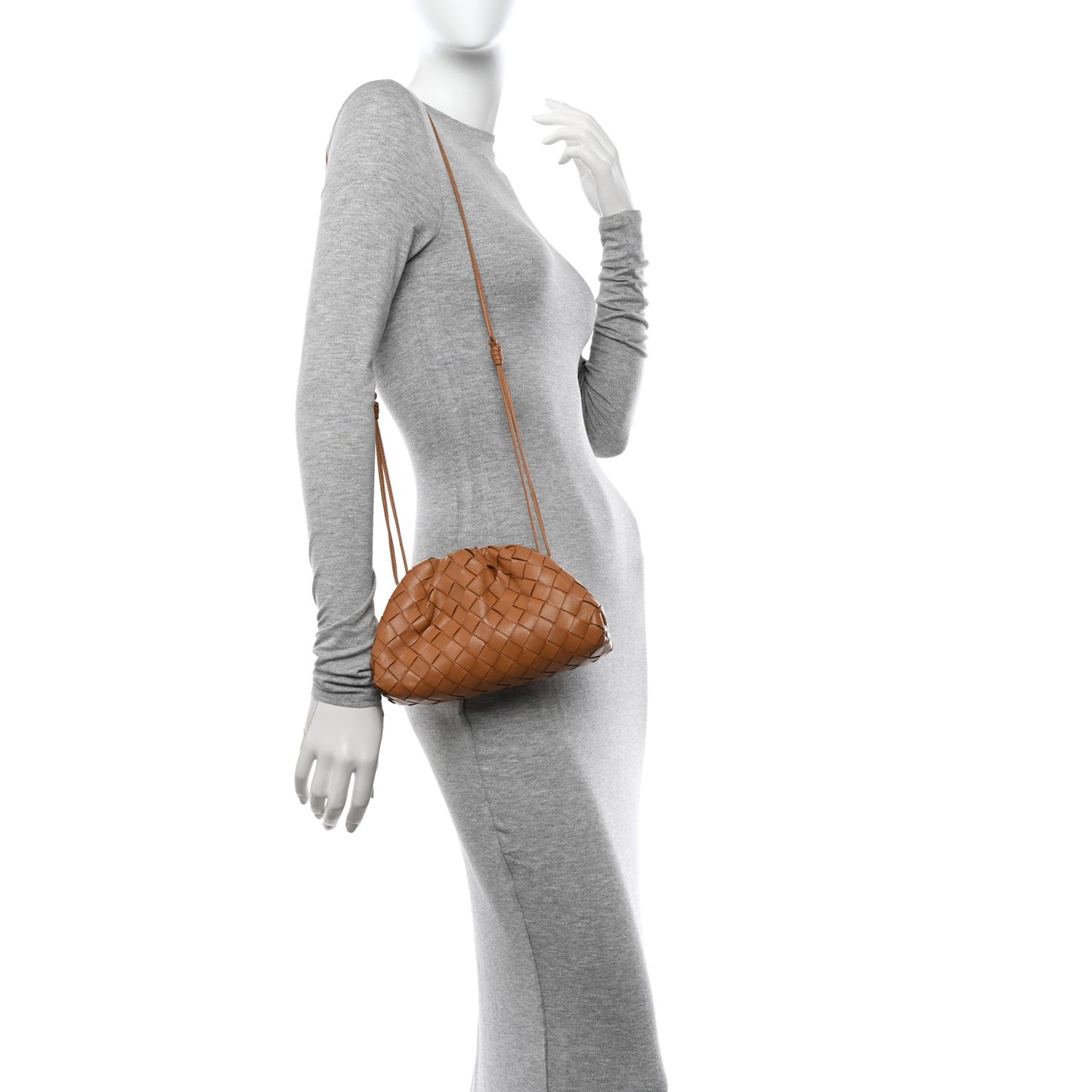 Nappa Intrecciato The Mini Pouch Carmel