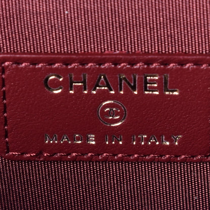 Chanel Calfskin Quilted Mini Perfect Fit Vanity Case With Chain Black 6 of 10