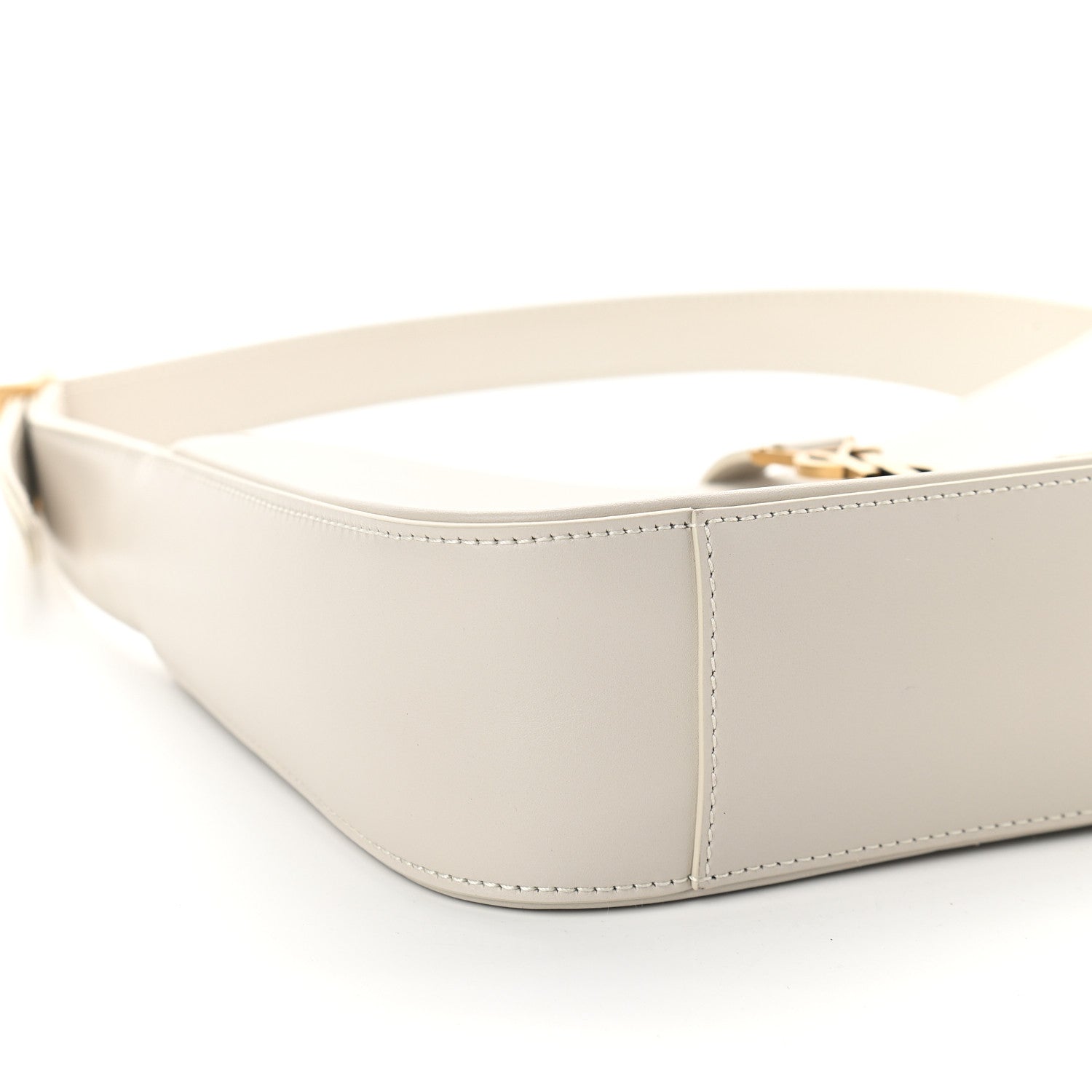 Saint Laurent Smooth Calfskin Le 5 A 7 Hobo Blanc Vintage 8 of 9