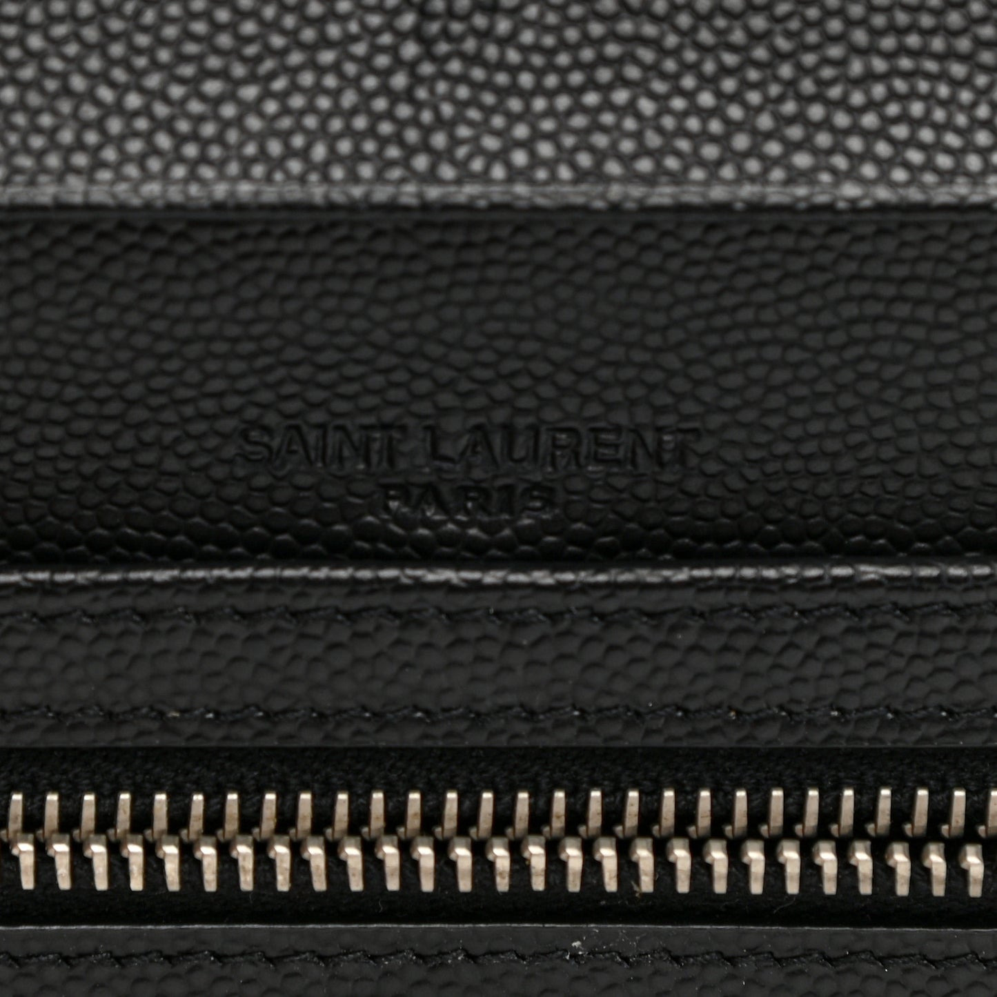 Grain De Poudre Foldover Logo Wallet Black