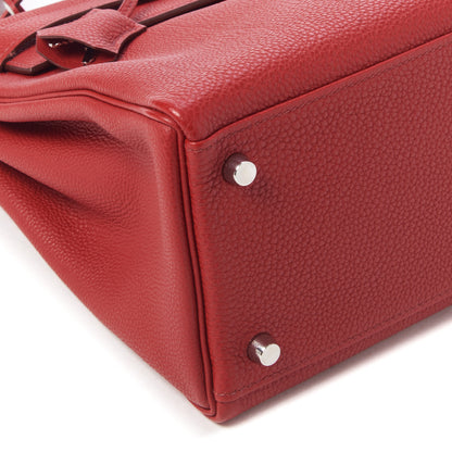 Hermes Togo Kelly Retourne 32 Rouge Casaque 8 of 32