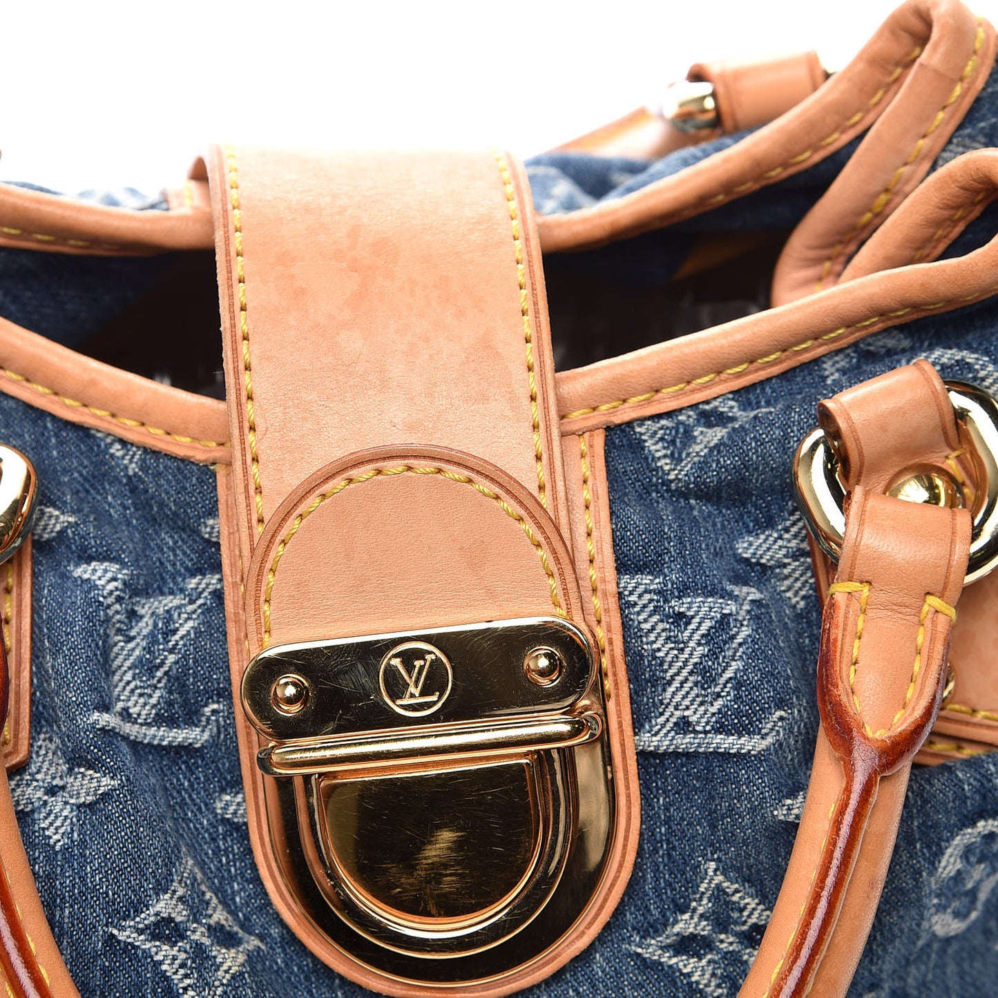 Monogram Denim Pleaty Blue