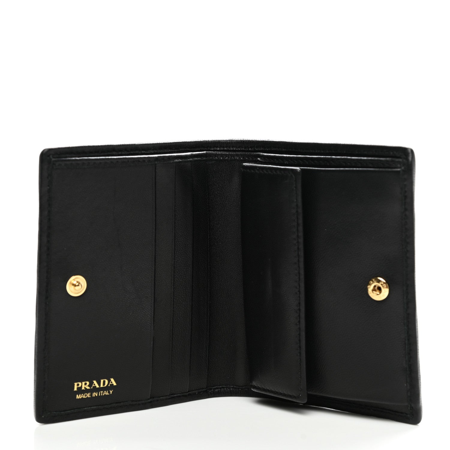 Prada Nappa Impunture Diagramme Wallet Black 5 of 9