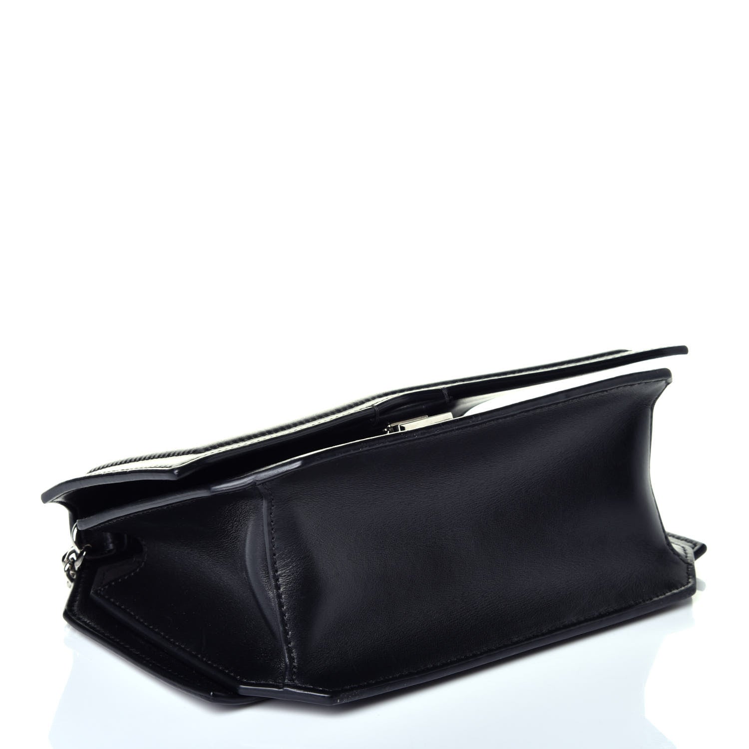 Givenchy Calfskin Bow Cut Chain Wallet Black 4 of 9