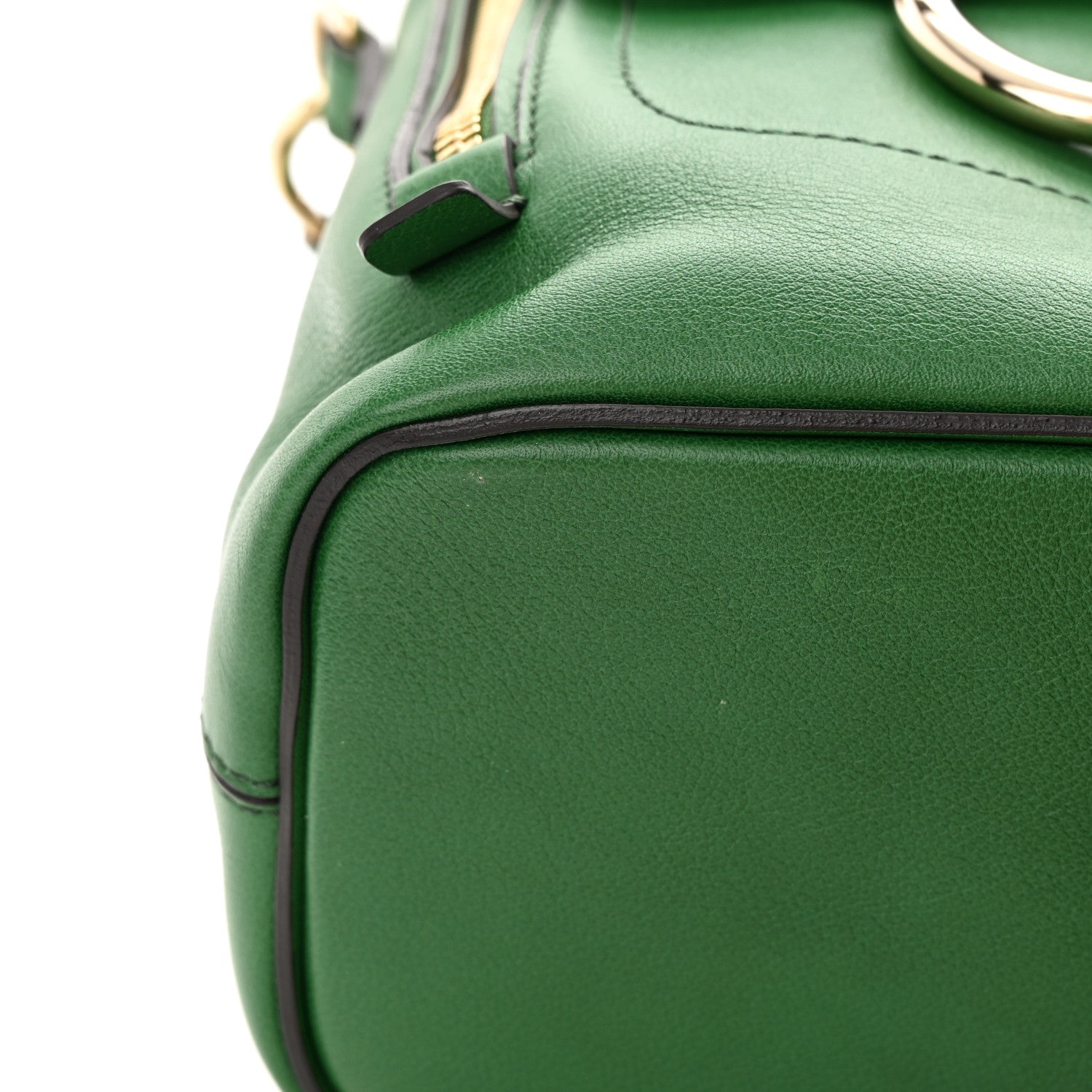 Chloe Suede Calfskin Mini Faye Backpack Pine Green 12 of 13