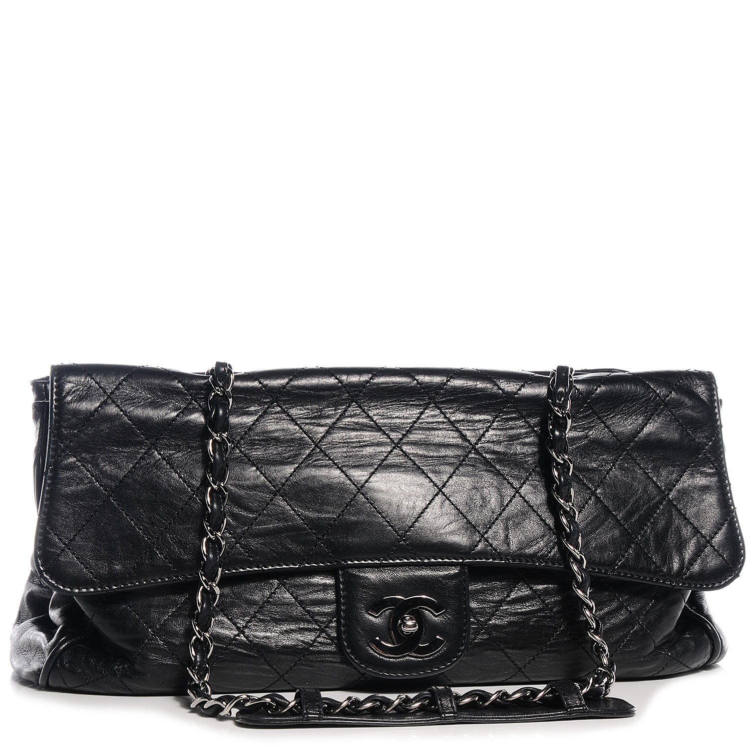 Chanel Lambskin Ritz Flap Black 1 of 8