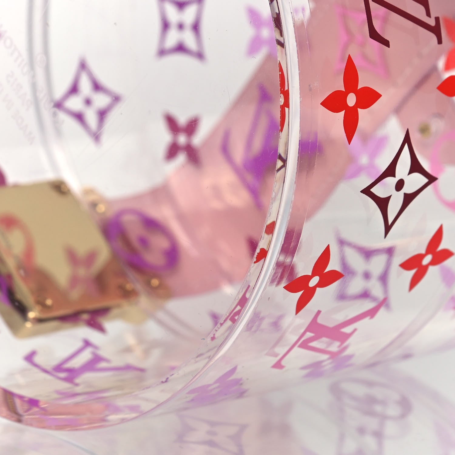 Louis Vuitton Transparent Plexiglass Box Scott Rose Ballerine 7 of 9