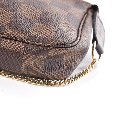 Louis Vuitton Damier Ebene Mini Pochette Accessories 8 of 9
