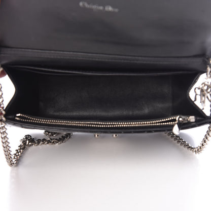 Christian Dior Patent Cannage Miss Dior Promenade Pouch Black 7 of 12