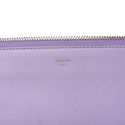 Celine Lambskin Large Trio Crossbody Bag Lilac 8 of 12