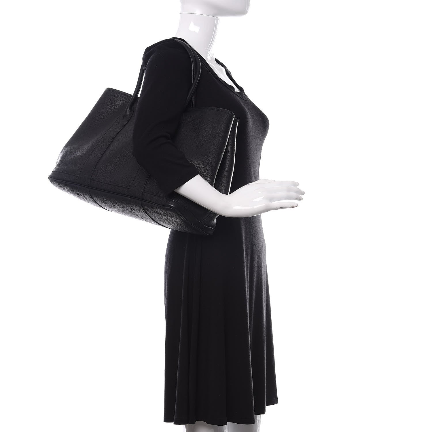 Hermes Negonda Garden Party Tote 36 MM Black 2 of 12