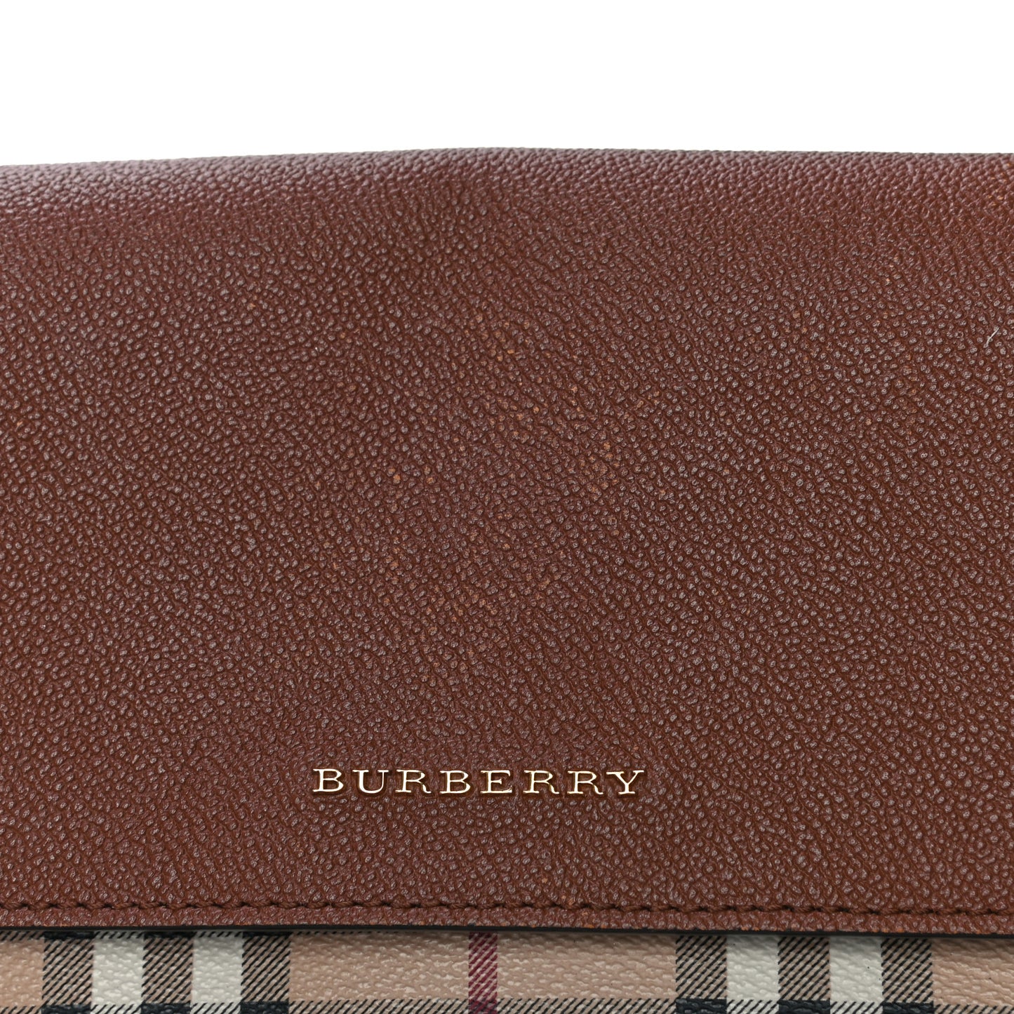 Haymarket Check Small Loxley Crossbody Bright Toffee