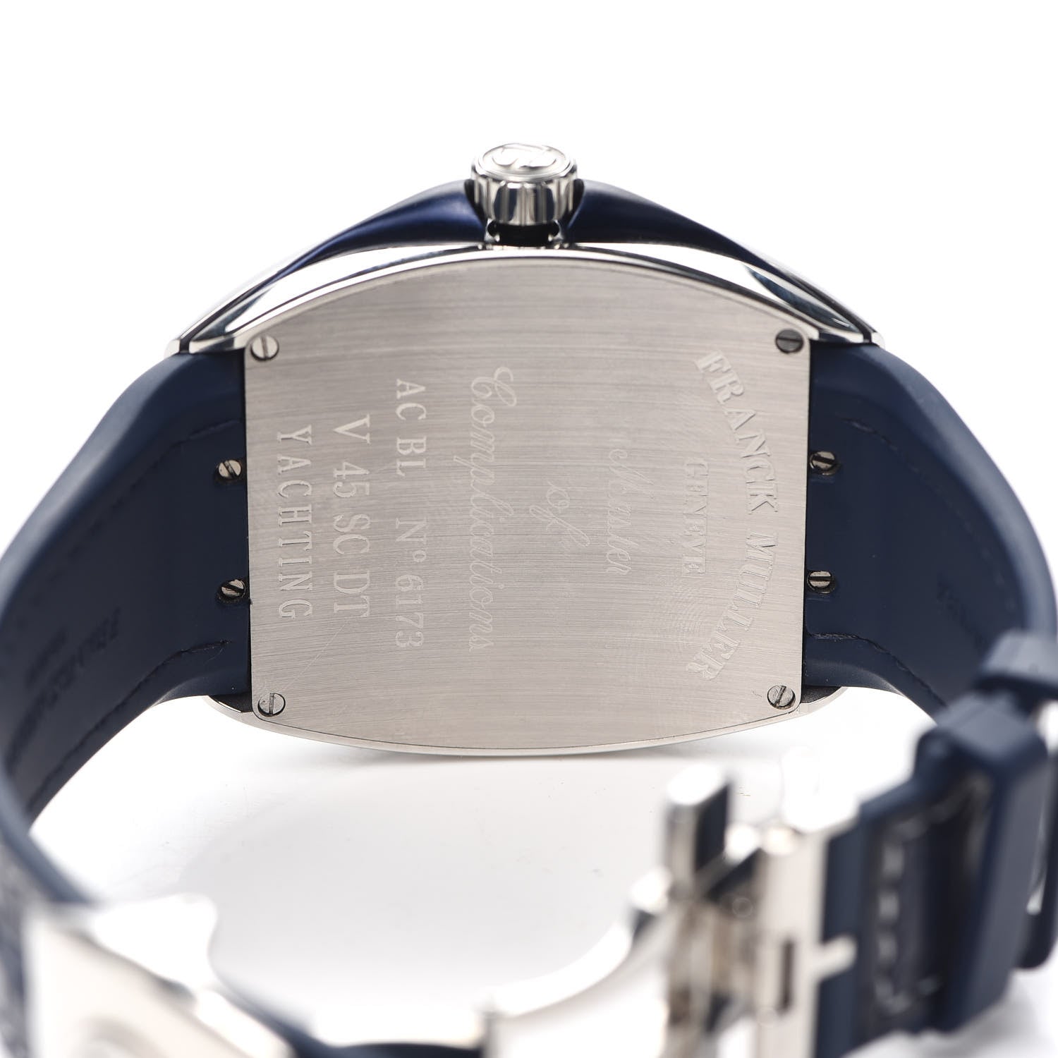 Franck Muller Stainless Steel Alligator 45mm Vanguard Yachting Automatic Watch Blue V45SCDTACBL 5 of 5