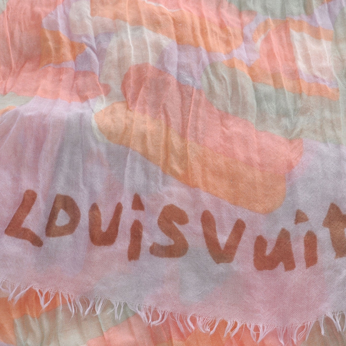 Cashmere Silk Graffiti Stole