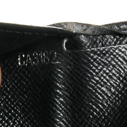 Louis Vuitton Epi Billfold Wallet 6 Slot Black 7 of 8
