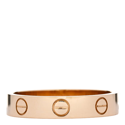 Cartier 18K Yellow Gold 3.5mm LOVE Wedding Band Ring 52 6 3 of 5
