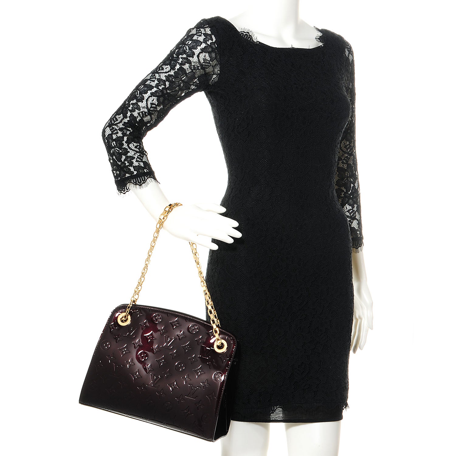 Louis Vuitton Vernis Virginia MM Amarante 2 of 8