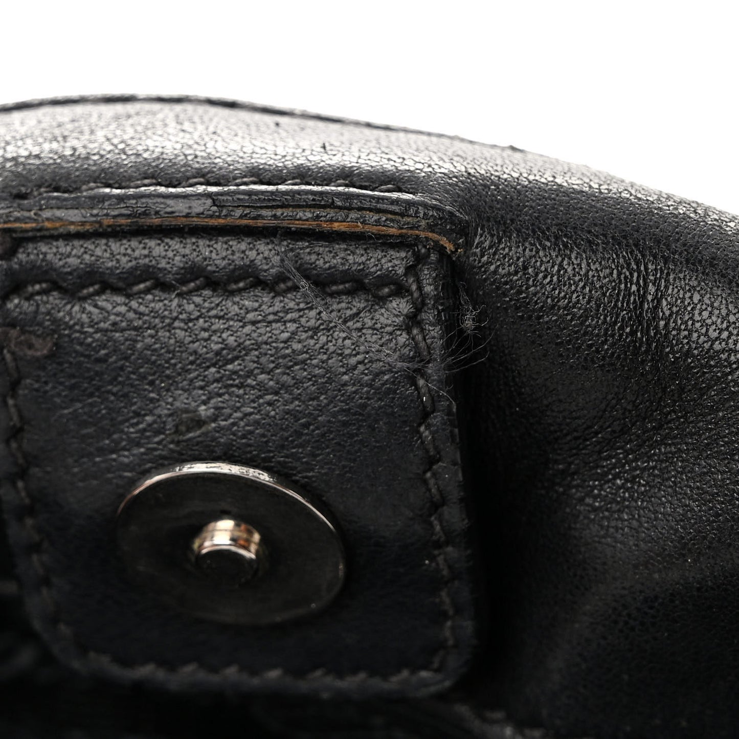 Nappa Frills Tote Black