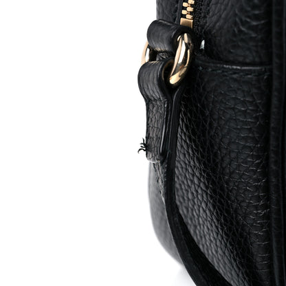 Gucci Pebbled Calfskin Small Soho Disco Bag Black 19 of 20