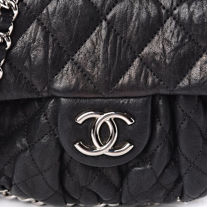 Chanel Washed Lambskin Quilted Mini Chain Around Flap Black 12 of 12