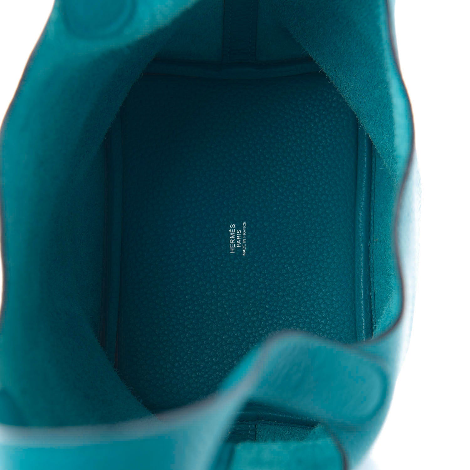 Hermes Taurillon Clemence Picotin Lock 18 PM Turquoise 5 of 9