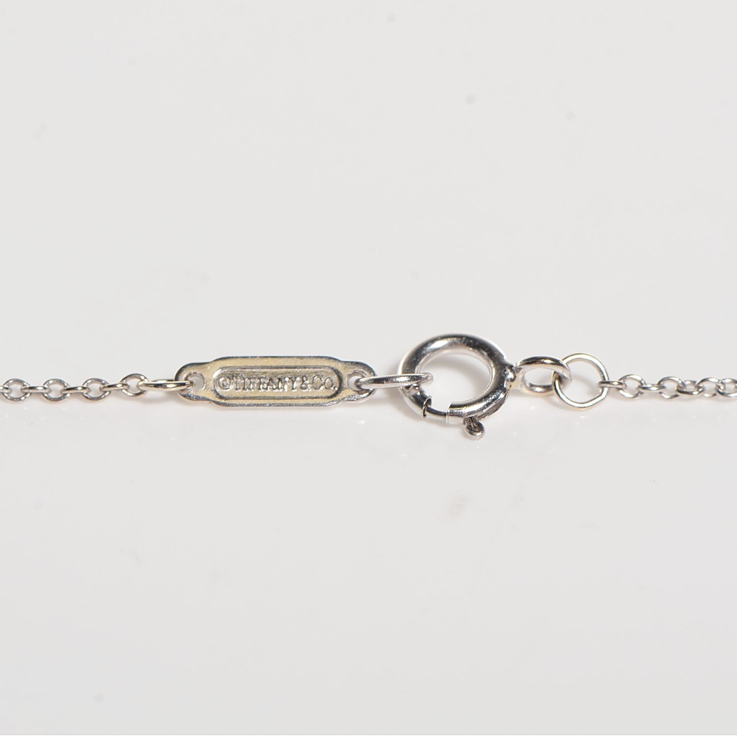 Tiffany 18K White Gold Diamond Atlas Pierced Pendant 5 of 6