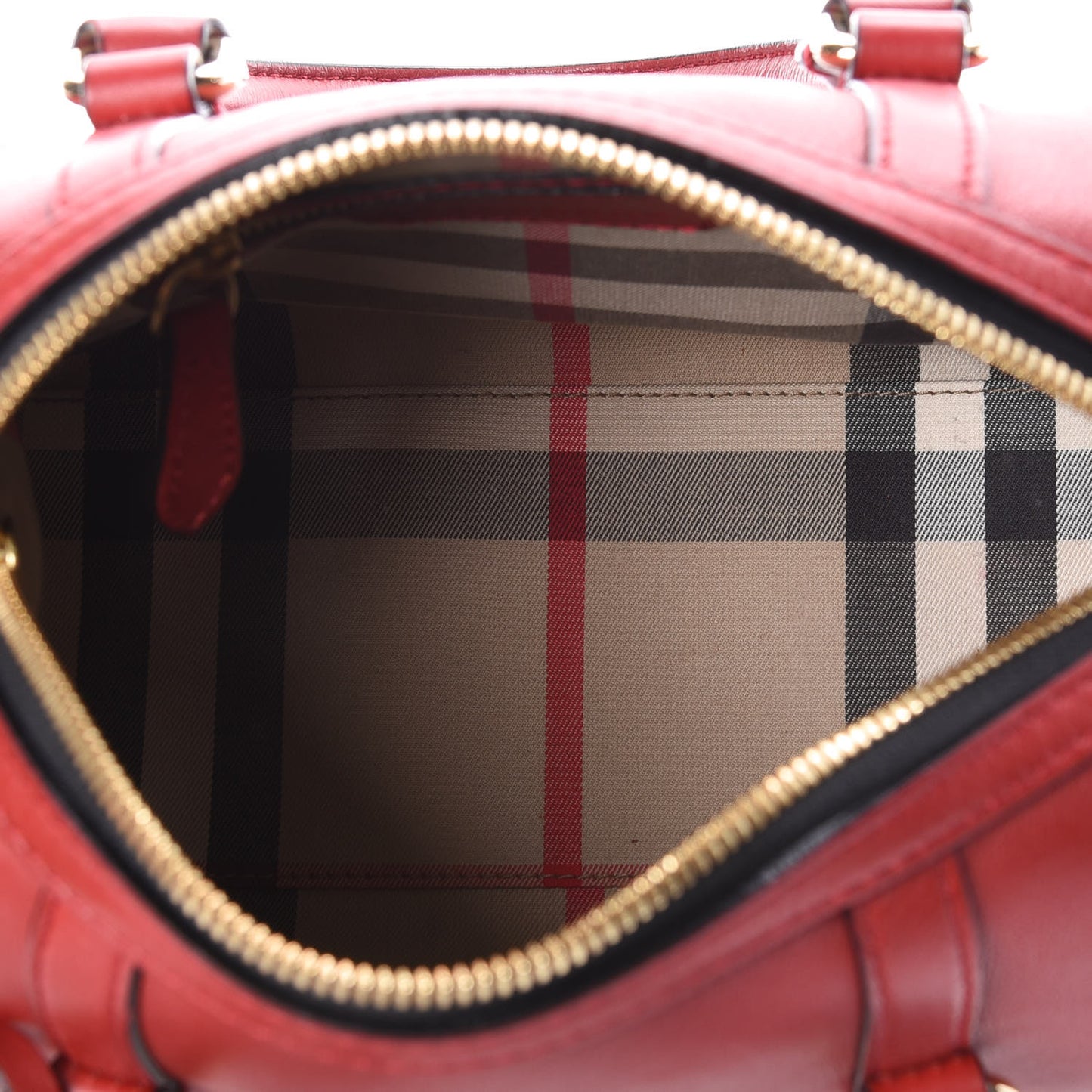 Soft Calfskin Small Alchester Bowling Bag Red