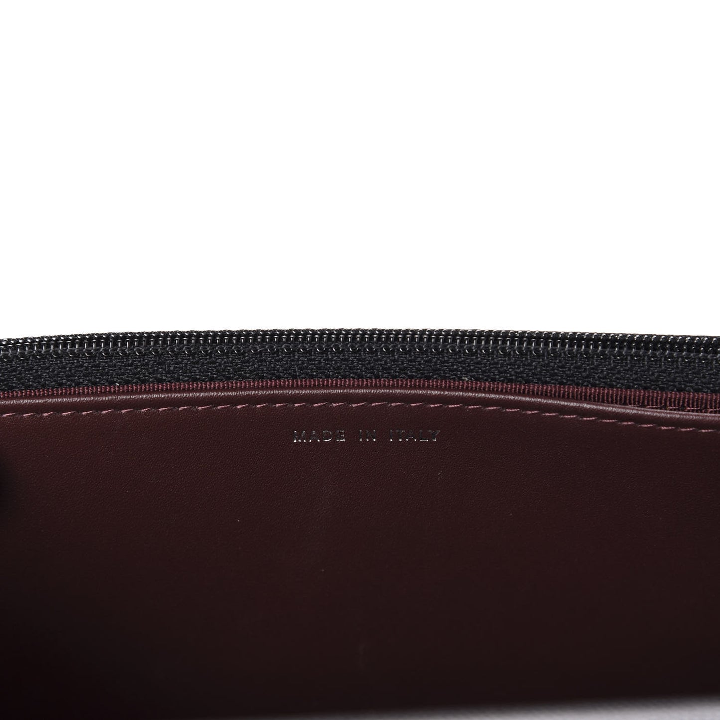 Caviar Chevron Quilted Wallet On Chain WOC Black