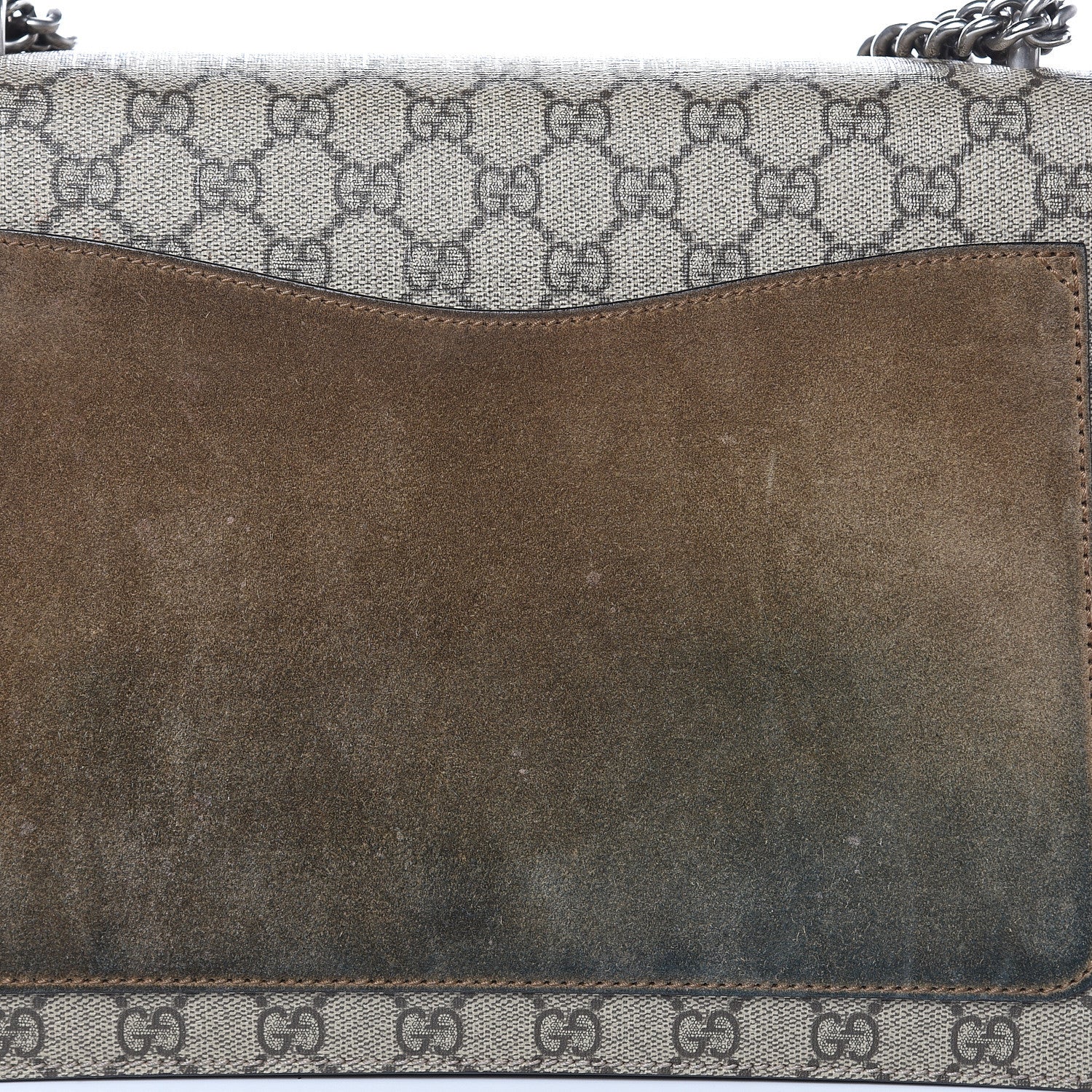 Gucci GG Supreme Monogram Medium Dionysus Shoulder Bag Taupe 11 of 13