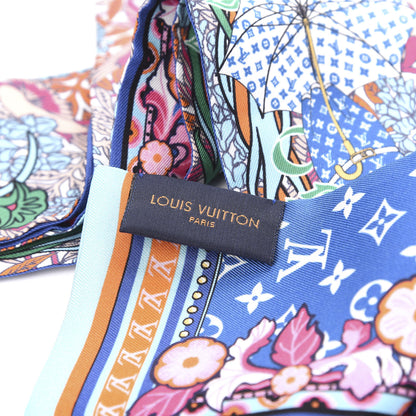 Louis Vuitton Silk Louis A Paris Bandeau Blue 2 of 3