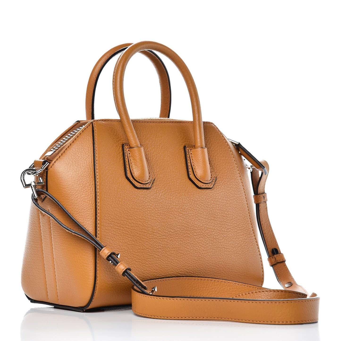 Sugar Goatskin Mini Antigona Amber